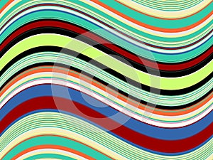 Colorful blurred waves lines, colorful geometries, forms, colorful abstract background, texture