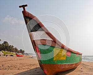 Colorful Boat on the Beach