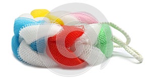 Colorful body scrubber