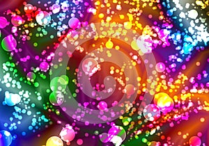 colorful bokeh abstract