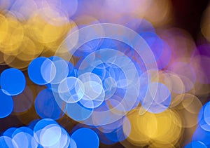 Colorful bokeh abstract blurred background