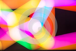 Colorful bokeh abstract light background