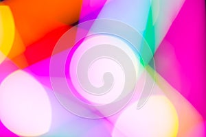 Colorful bokeh abstract light background