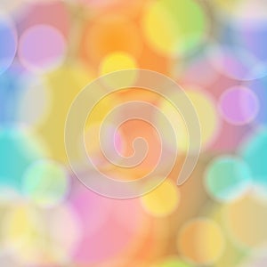 Colorful Bokeh Abstract Vector Background