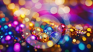 Colorful Bokeh Balls photo