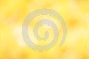 Colorful of bokeh light blurred yellow