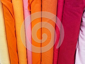 Colorful Bolts of Fabric