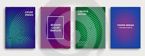 Colorful book or corporate brochure cover design template