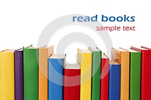 Colorful books border