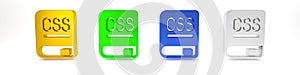 Colorful Books about programming icon isolated on white background. Programming language concept. PHP, CSS, XML, HTML