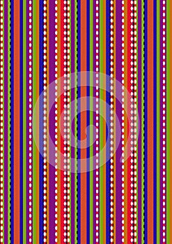 Colorful border endings textile multiple designs photo