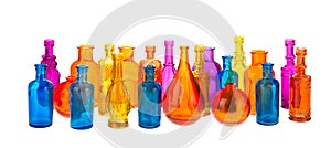 Colorful bottles