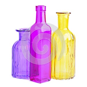 Colorful bottles