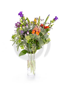 Colorful bouquet of mixed flowers