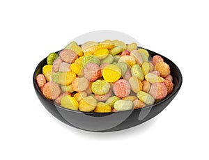 Colorful Breakfast Bolls, Fruity Cereal Ball, Colorful Corn Cereals Collection