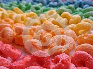 Colorful Breakfast Cereal