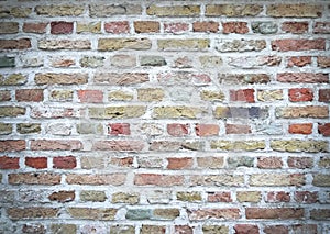 Colorful brick wall texture