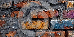 Colorful Brick Wall Texture Backgrounds for Design Projects