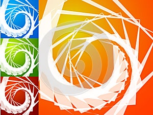 Colorful bright spirally background. Spiral, vortex background s