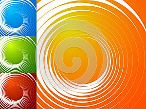 Colorful bright spirally background. Spiral, vortex background s