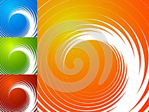 Colorful bright spirally background. Spiral, vortex background s