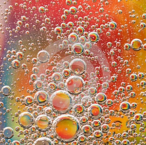 Colorful bubble background