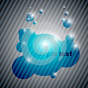 Colorful bubble background eps10 vector