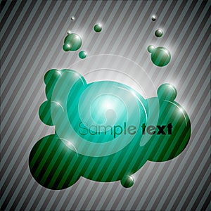 Colorful bubble background eps10 vector