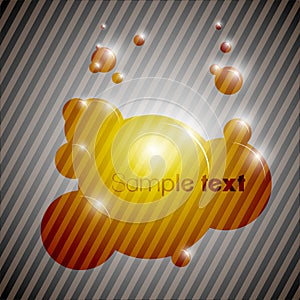 Colorful bubble background eps10 vector