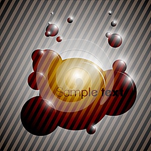Colorful bubble background eps10 vector