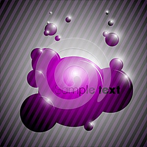 Colorful bubble background eps10 vector