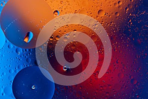 Colorful bubbles background, bright texture, copy space