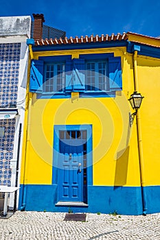 Colorful Building In Aveiro - Portugal, Europe