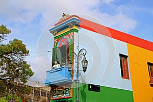 Colorful Building at Caminito, Traditional Alley in La Boca Neighborhood of Buenos Aires, Argentina