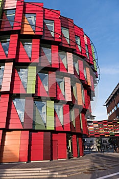 Colorful Building Kuggen at Lindholmen, Gothenburg