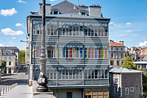 Colorful building in Pau, in Bearn, Nouvelle-Aquitaine, France