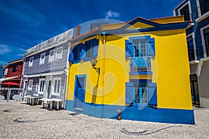 Colorful Buildings In Aveiro - Portugal, Europe photo