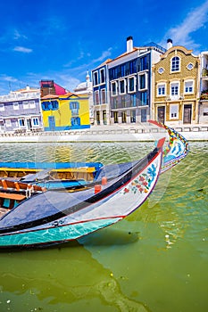 Colorful Buildings And Boats - Aveiro, Portugal photo