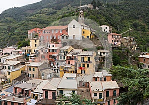 Colorful Buildings in Vernazza