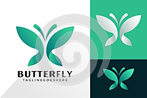 Colorful Butterfly Logo Vector Design, Creative Logos Designs Concept for Template