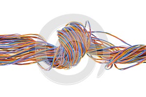 Colorful cable of telecommunication network
