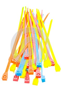 Colorful cable ties