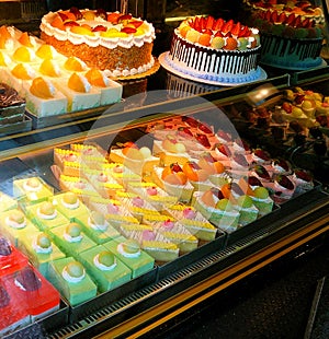 Colorful Cakes and Pastries