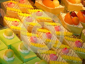 Colorful Cakes and Pastries