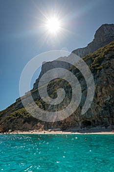 Cala dei Gabbiani beach, Sardinia, Italy photo