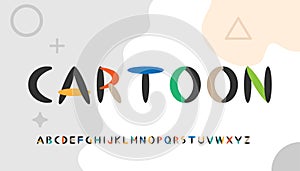 colorful calligraphy letter logo design