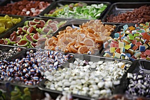 Colorful candies and sweets