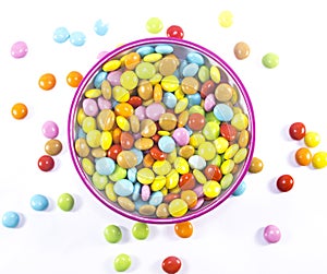 Colorful candies sweets