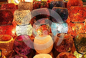 Colorful Candle Holders photo