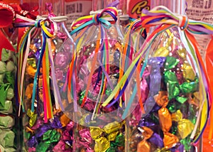 Colorful Candy in bottles very nice gift for children